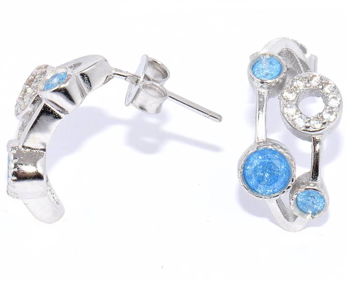 

Серьги женские из серебра Silver Wings 020202-187c-113, кварц, 020202-187c-113