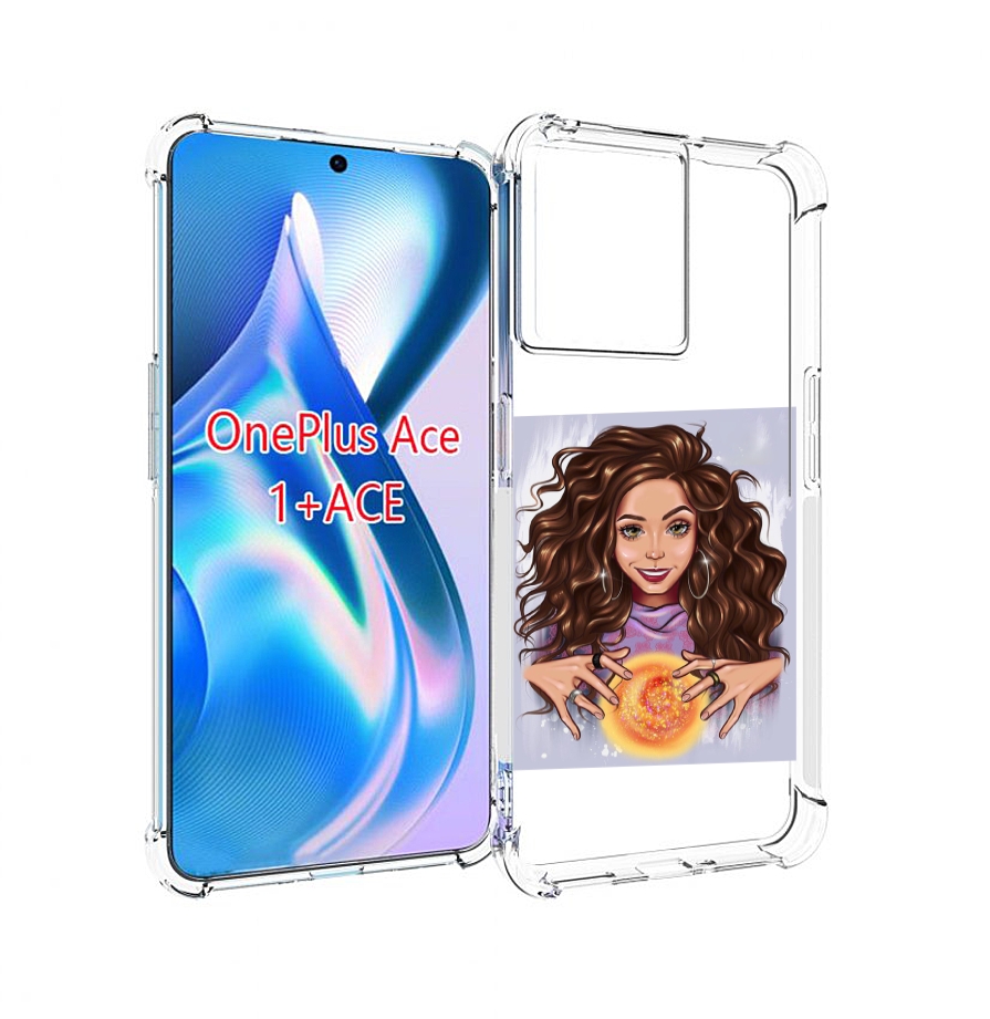 

Чехол MyPads девушка-волшебница для OnePlus Ace, Прозрачный, Tocco