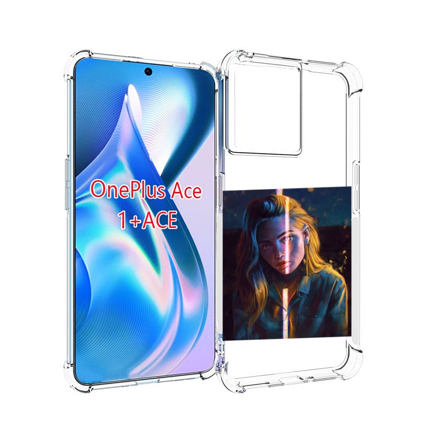 

Чехол MyPads девушка-в-тени для OnePlus Ace, Прозрачный, Tocco