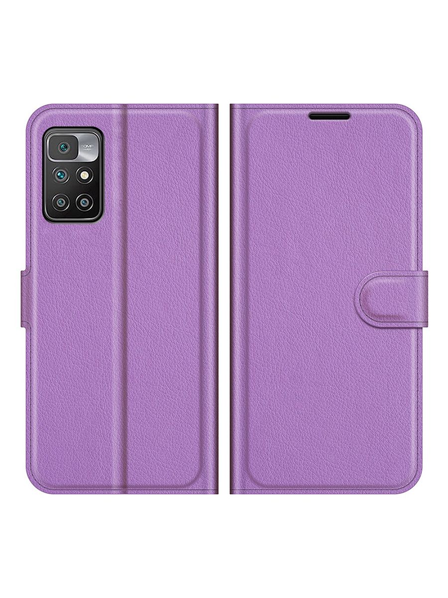 

Brodef Wallet Чехол книжка кошелек для Xiaomi Redmi 10/10 Prime черный