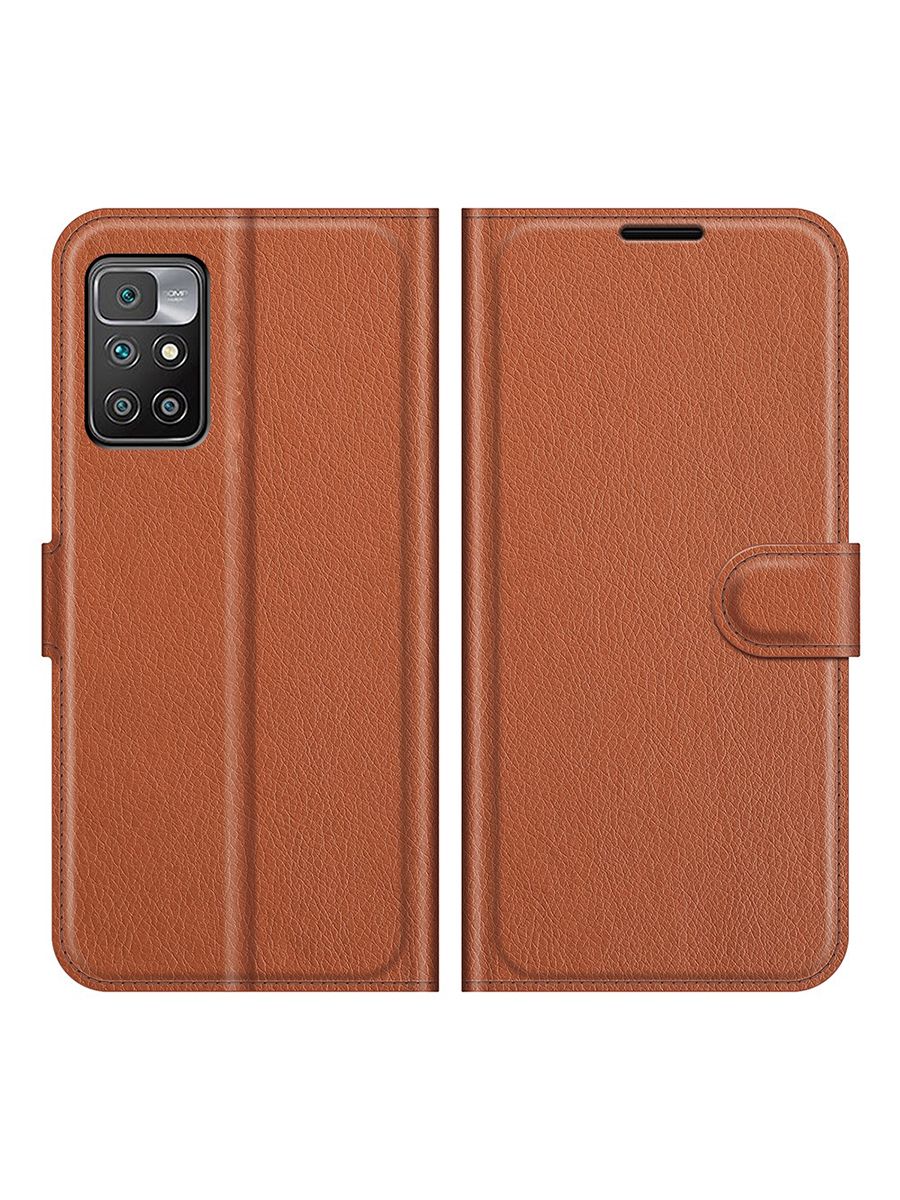 

Brodef Wallet Чехол книжка кошелек для Xiaomi Redmi 10/10 Prime красный