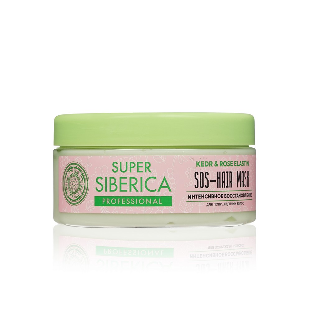 Маска Super Siberica для поврежденных волос  интенсивное восстановление  300мл alerana маска для волос интенсивное питание 150 мл