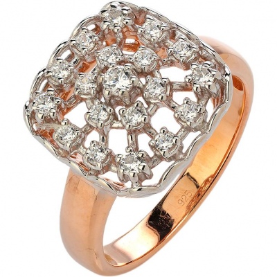 

Кольцо из серебра с фианитом р. 17,5 Эстет 01К1513652РА, 01К1513652РА