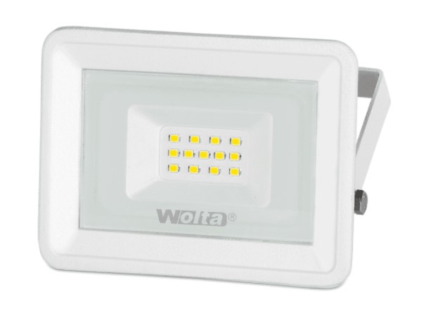 фото Прожектор светодиодный wolta 10w (850lm) smd ip65, 5500k, 115x27x112мм, wfl-10w/06w