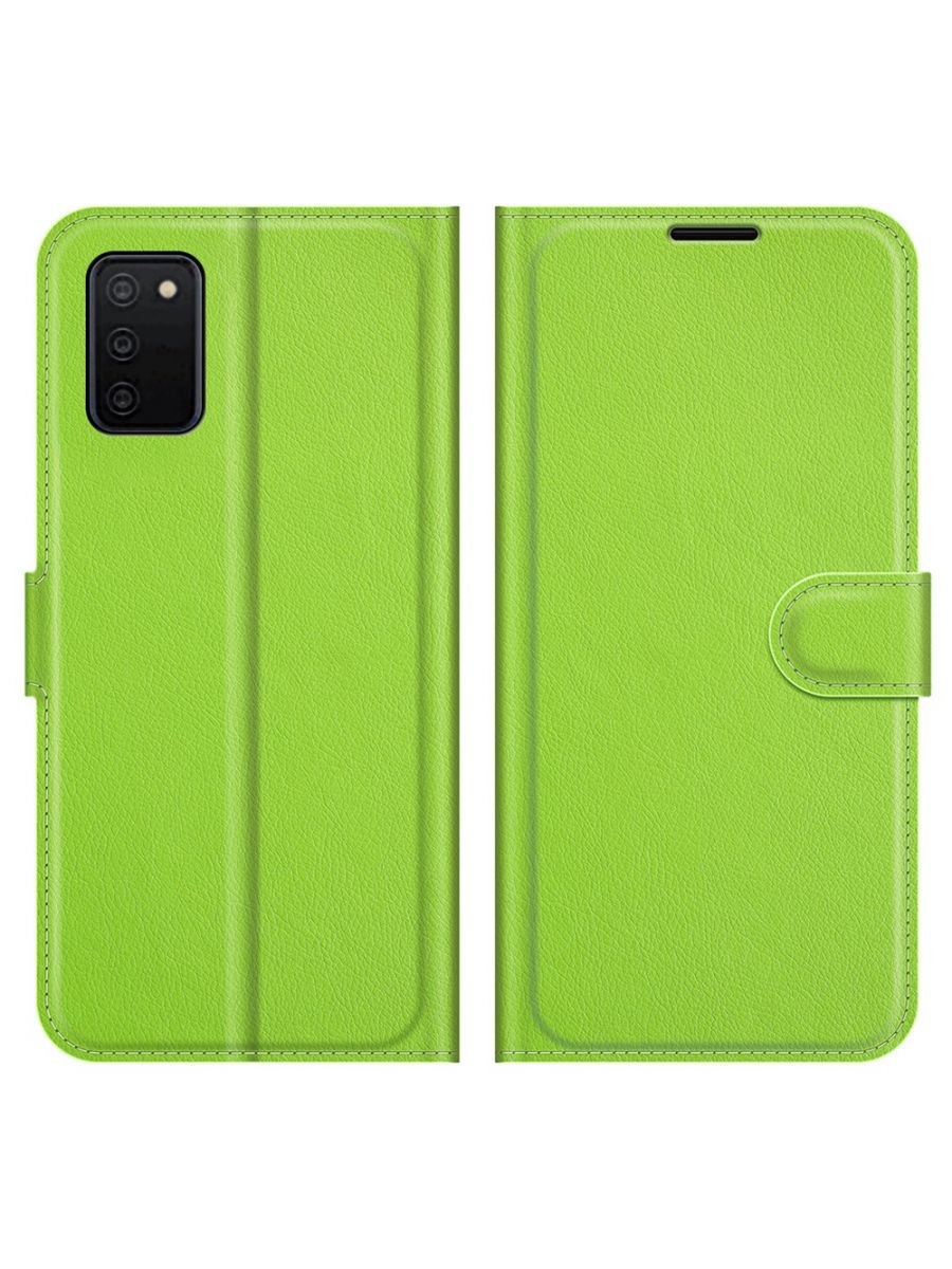 

Brodef Wallet Чехол книжка кошелек для Samsung Galaxy A03s фиолетовый