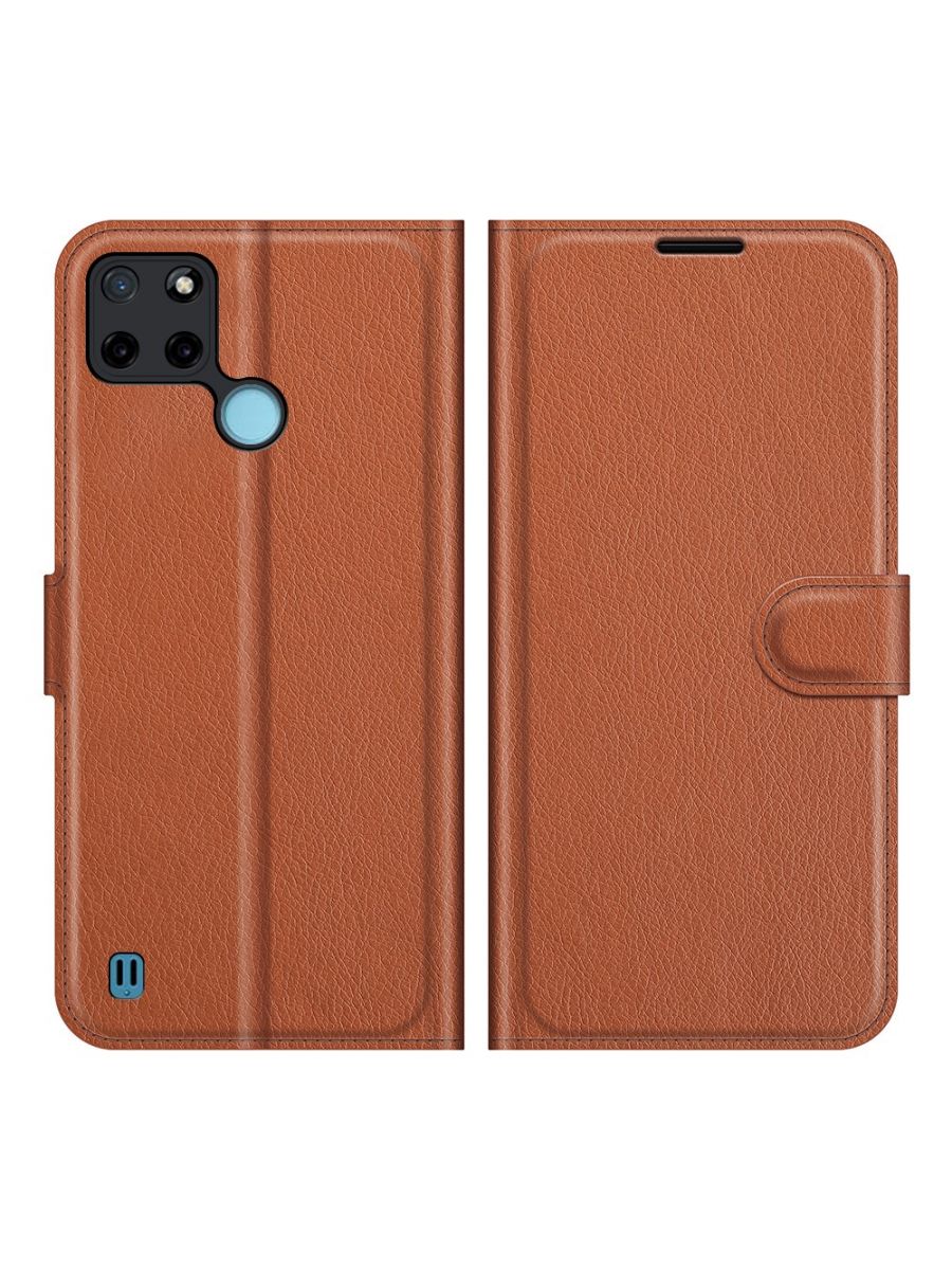 

Brodef Wallet Чехол книжка кошелек для Realme C21Y красный