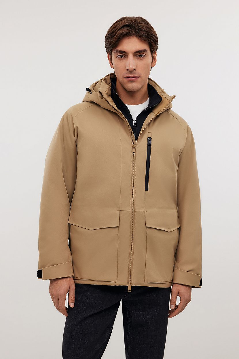 

Куртка мужская Baon B5324524 бежевая 3XL, Бежевый, B5324524