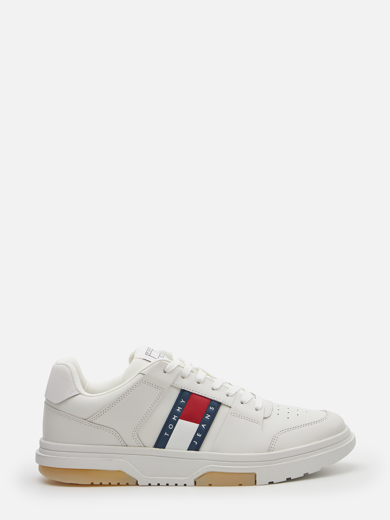 

Кеды мужские Tommy Hilfiger Brooklyn Leather EM0EM01429 белые 42 EU, Белый, Brooklyn Leather