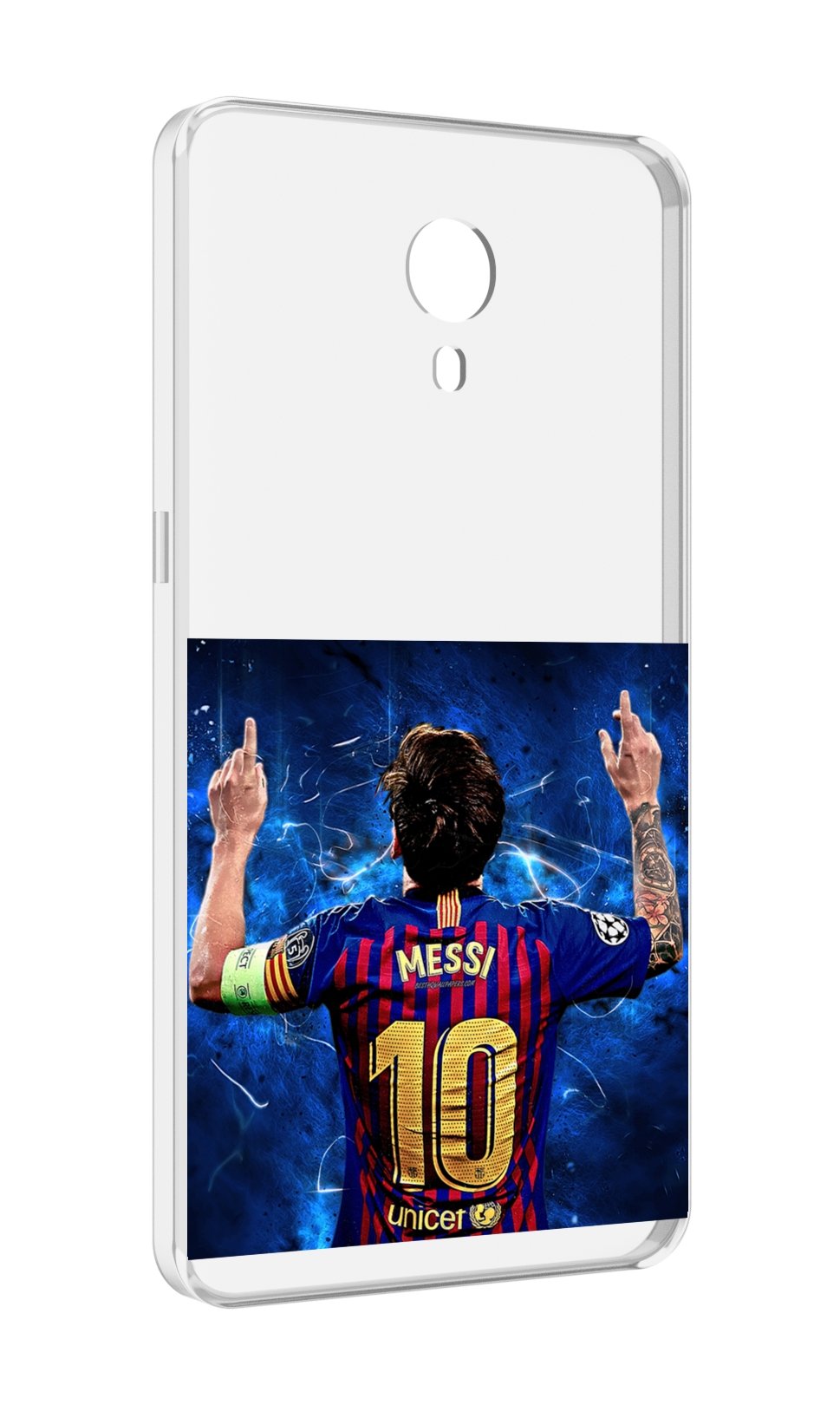 

Чехол MyPads Месси-10 мужской для Meizu M3 Note, Прозрачный, Tocco