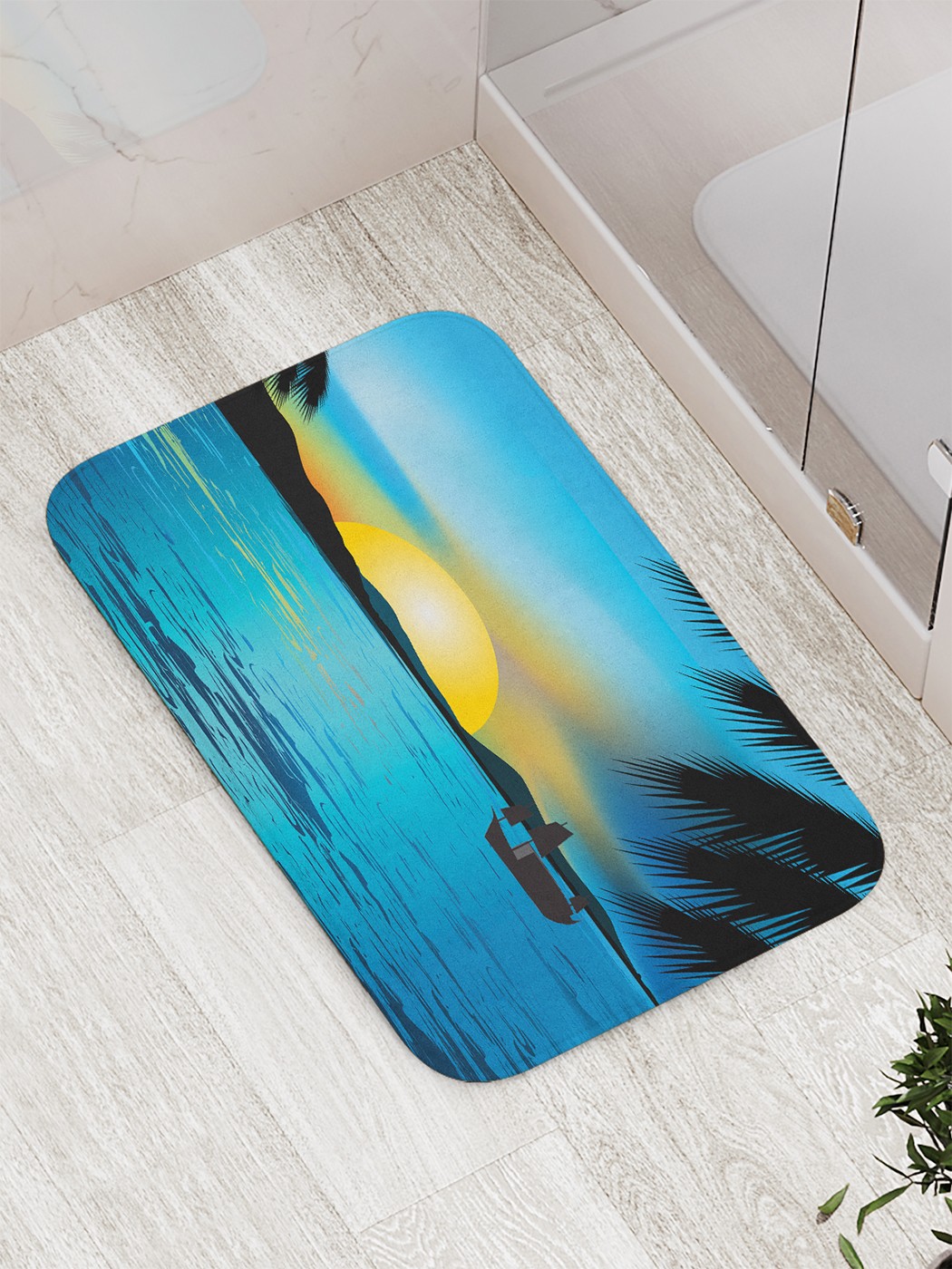 

bath_67589 Коврик противоскользящий для ванной, сауны, бассейна, 77х52 см