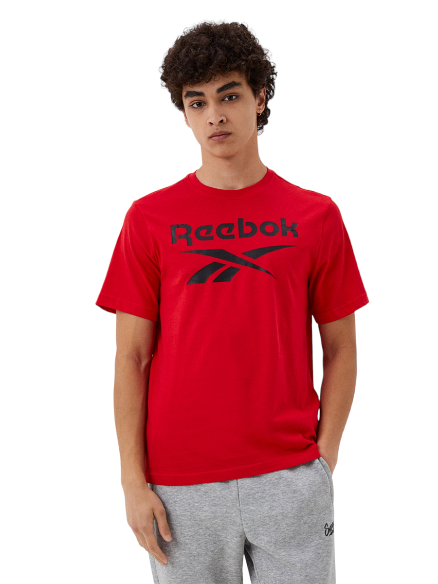 

Футболка мужская Reebok IM1624 красная L, Красный, IM1624