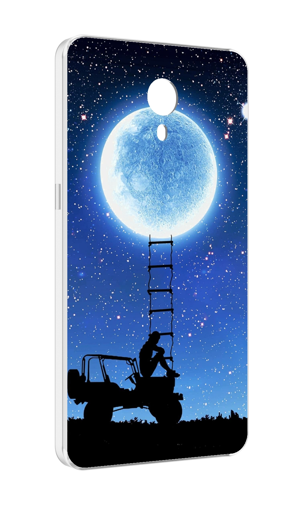 

Чехол MyPads Машина-на-лун для Meizu M3 Note, Прозрачный, Tocco