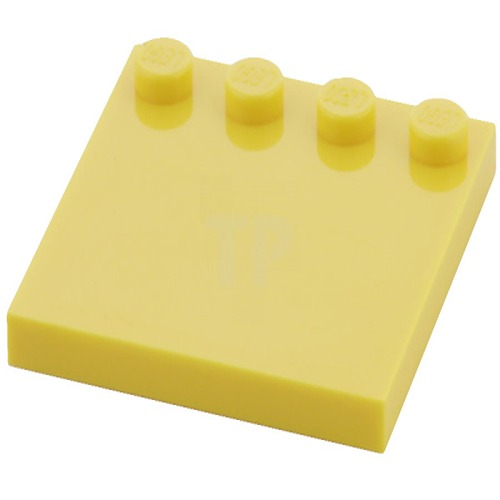 фото Деталь lego 4525895 плитка 4x4 с 4 выпуклостями желтая 50 шт.