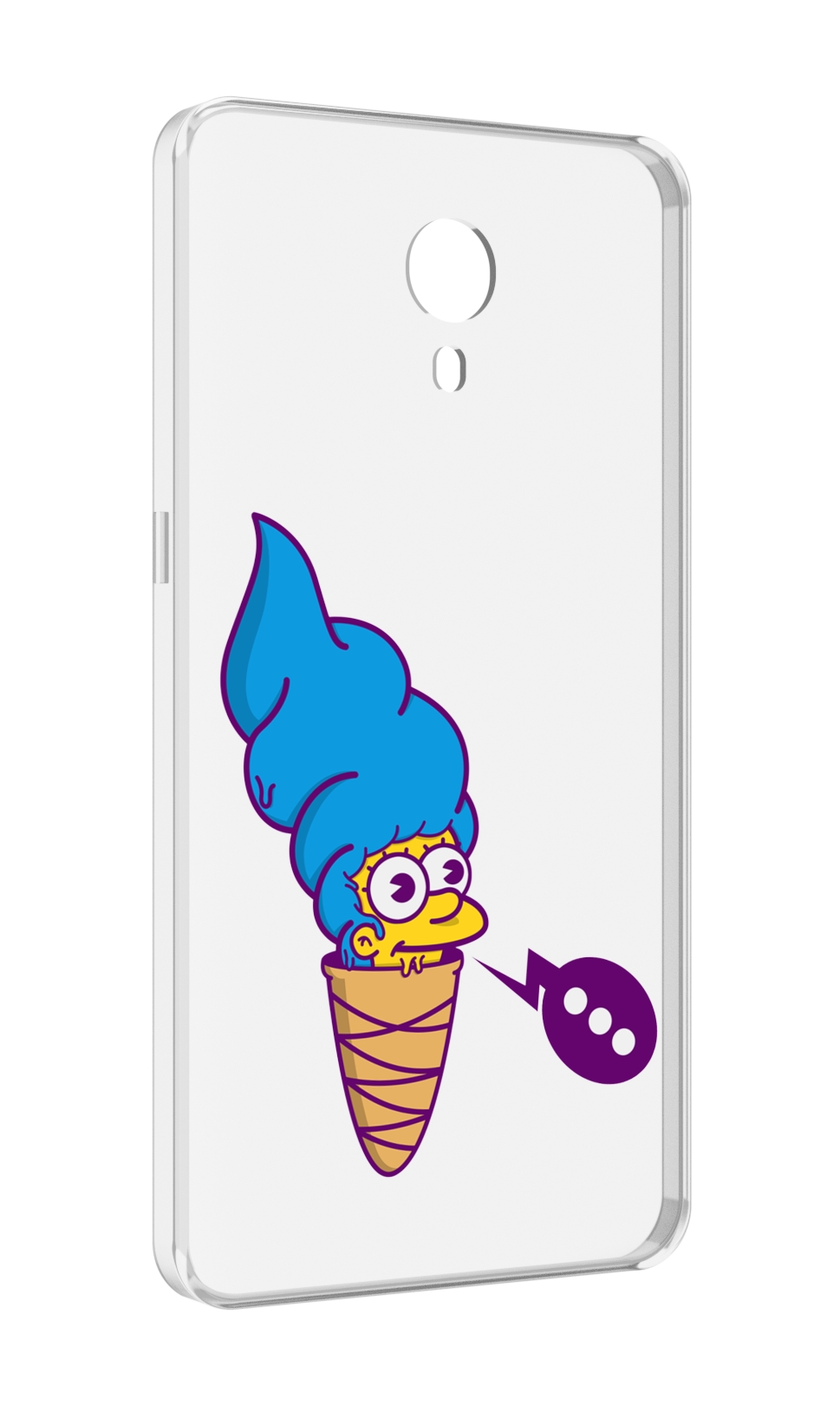 

Чехол MyPads Мардж-рожок для Meizu M3 Note, Прозрачный, Tocco