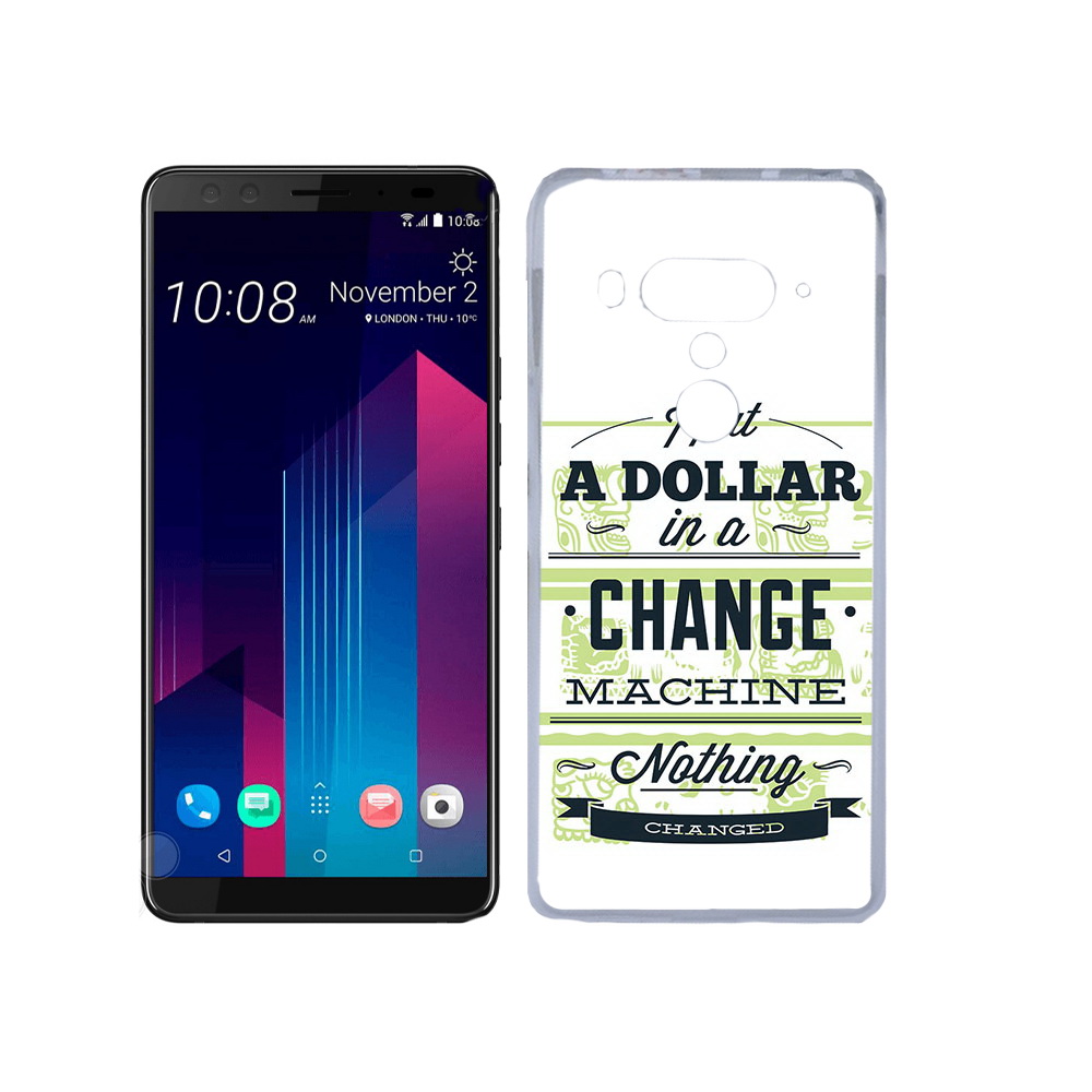 

Чехол MyPads Tocco для HTC U12+ доллар надпись, Прозрачный, Tocco