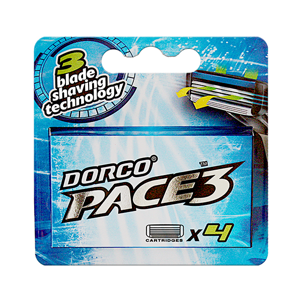 

Сменные кассеты Dorco Pace3 4 кассеты, PACE