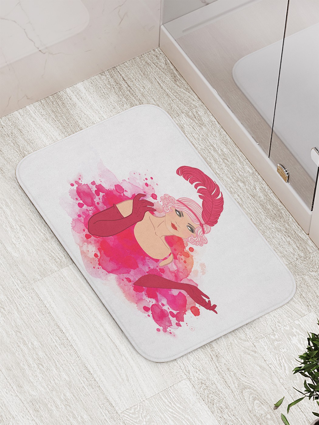 

bath_67543 Коврик противоскользящий для ванной, сауны, бассейна, 77х52 см
