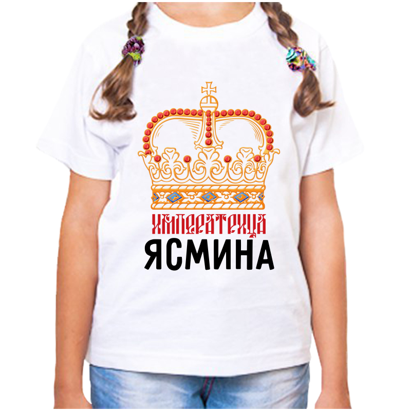 

Футболка девочке белая 24 р-р императрица ясмина, Белый, fdd_imperatrica_Yasmina