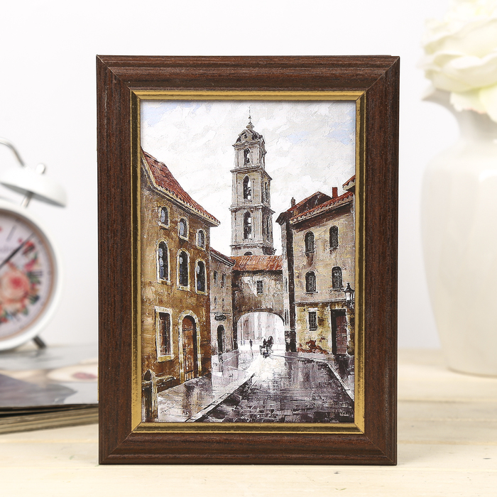 

Ключница "Тихие улочки" венге 15х21 см