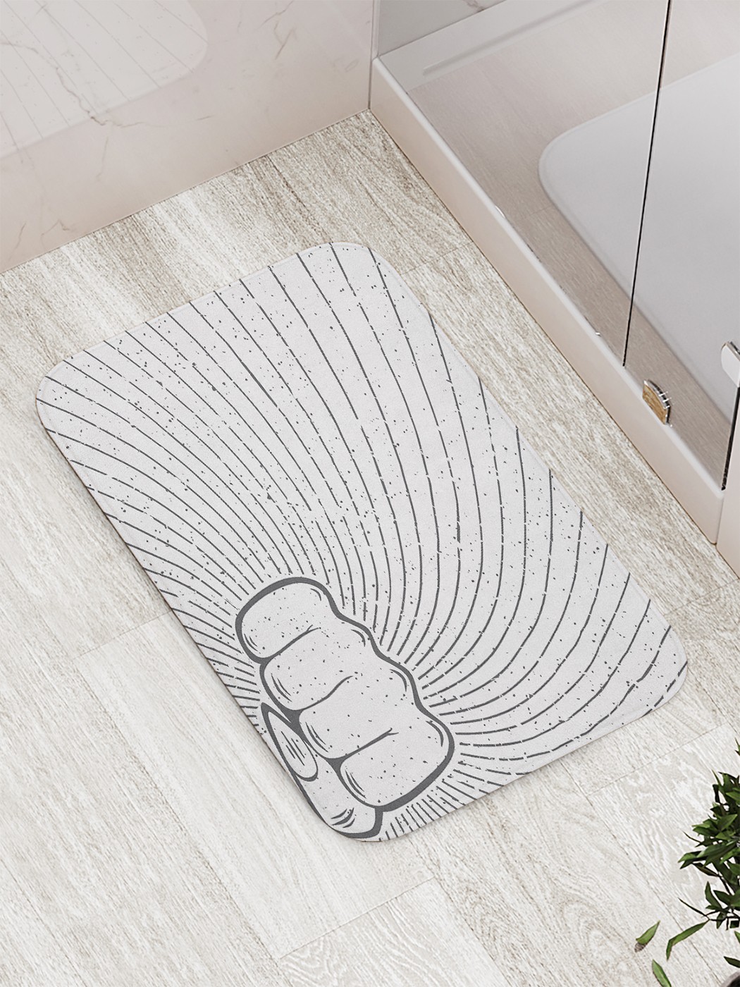 

bath_67506 Коврик противоскользящий для ванной, сауны, бассейна, 77х52 см
