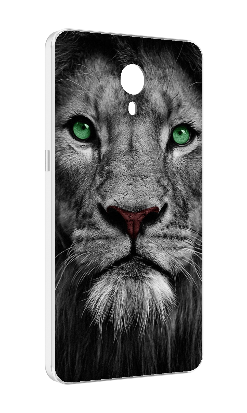 

Чехол MyPads Лев-зеленоглазый мужской для Meizu M3 Note, Прозрачный, Tocco