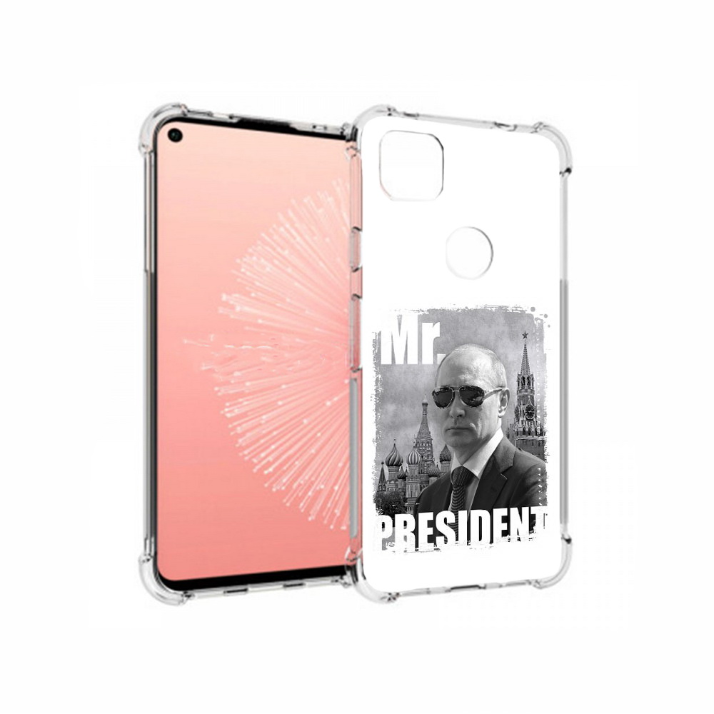 

Чехол MyPads Tocco для Google Pixel 4A Путин, Прозрачный, Tocco