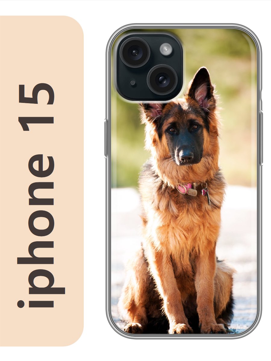 

Чехол на Apple Iphone 15 собака 818, Iph15dogs