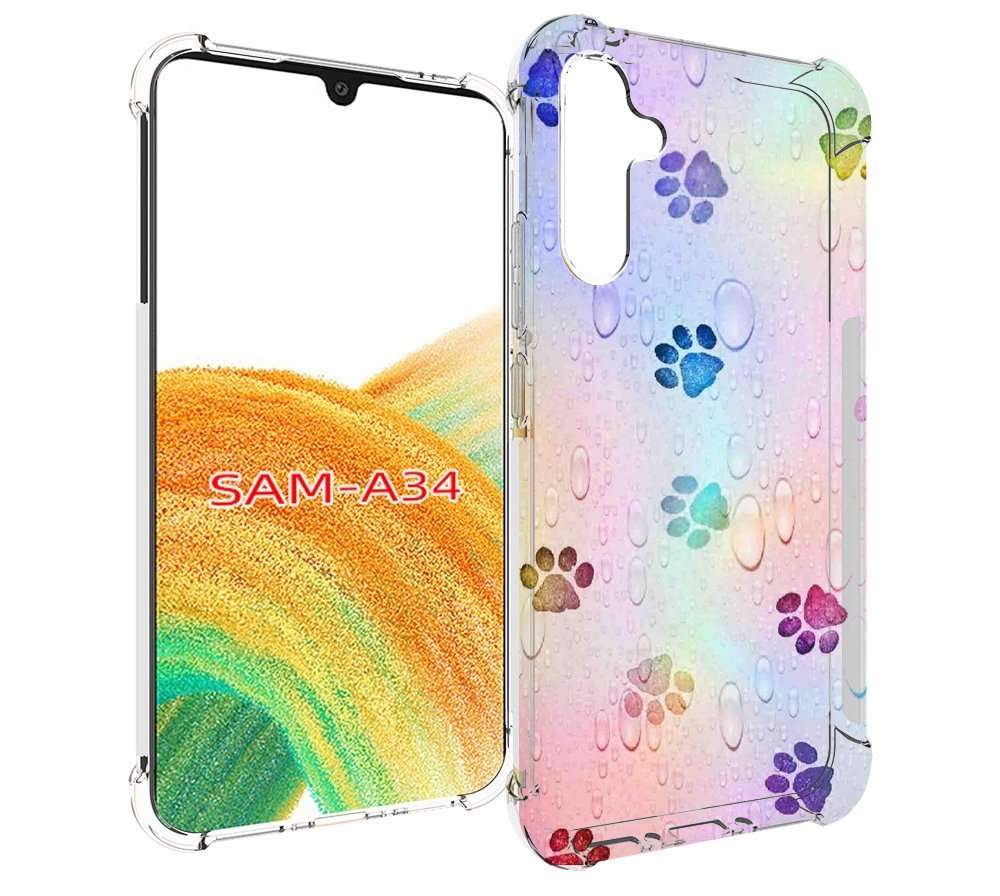 

Чехол MyPads лапки для Samsung Galaxy A34, Tocco