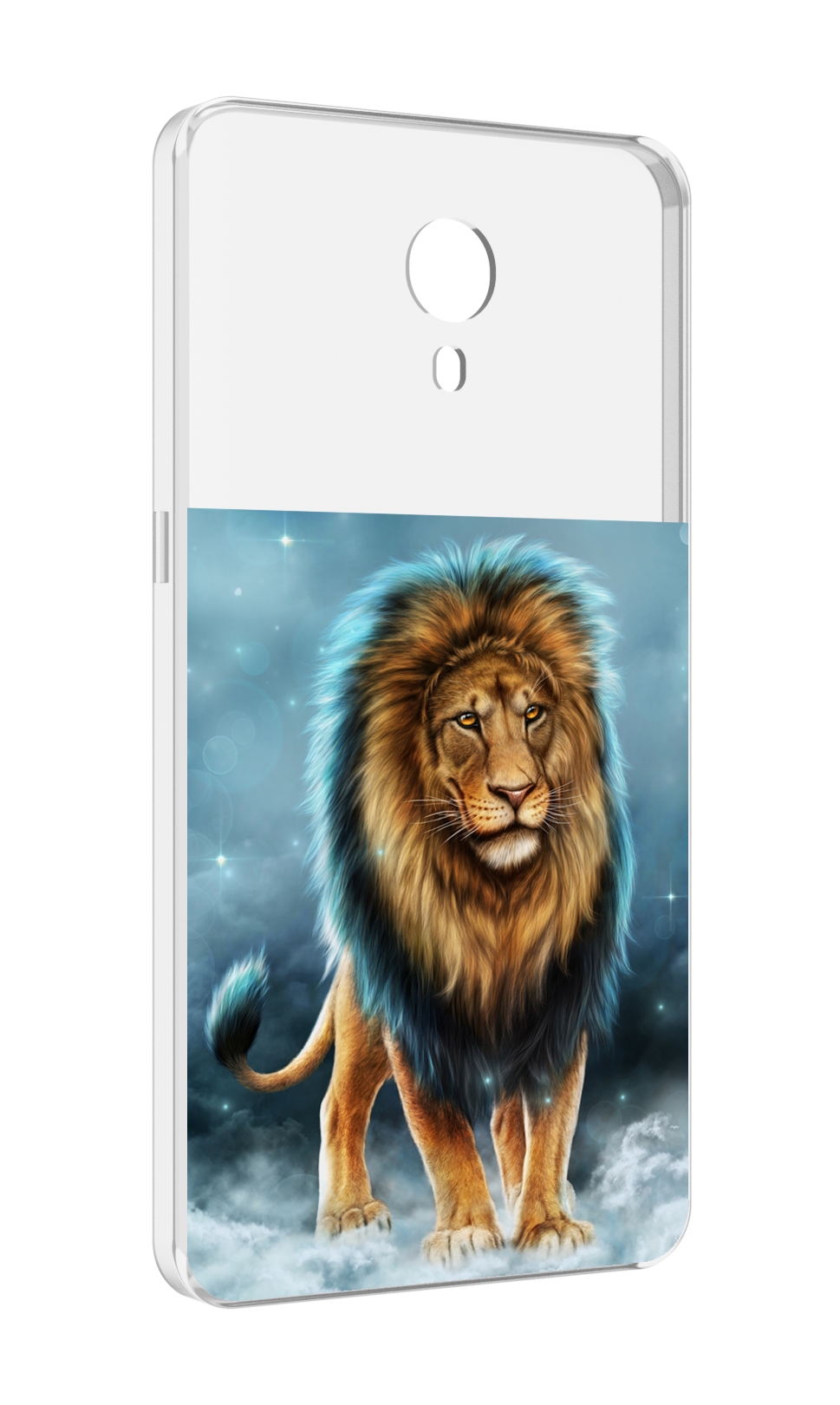

Чехол MyPads Лев-в-тумане для Meizu M3 Note, Прозрачный, Tocco