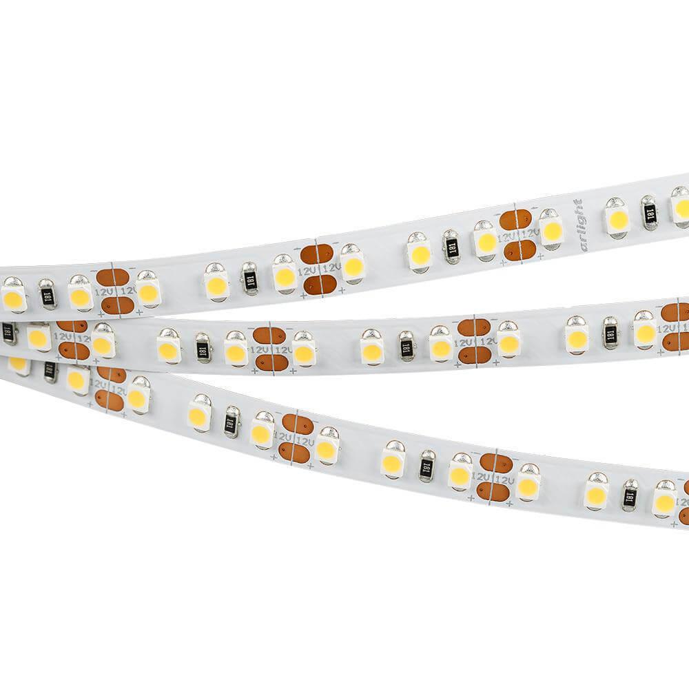 фото Светодиодная лента arlight 9,6w/m 120led/m 3528smd теплый белый 5m 024116(b)