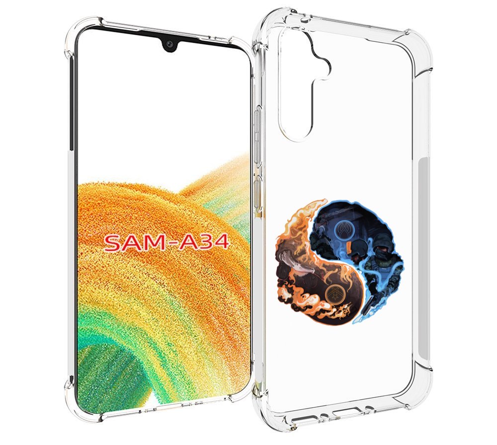 

Чехол MyPads кс-го-инь-янь для Samsung Galaxy A34, Tocco