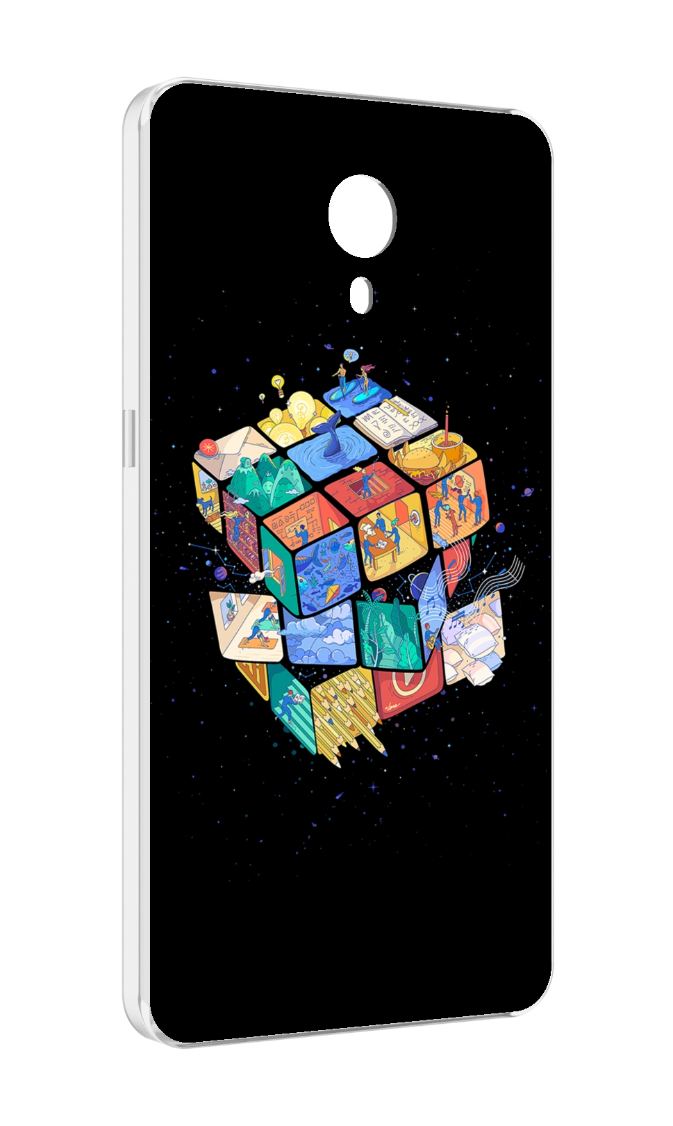 

Чехол MyPads Кубик-Рубика для Meizu M3 Note, Прозрачный, Tocco