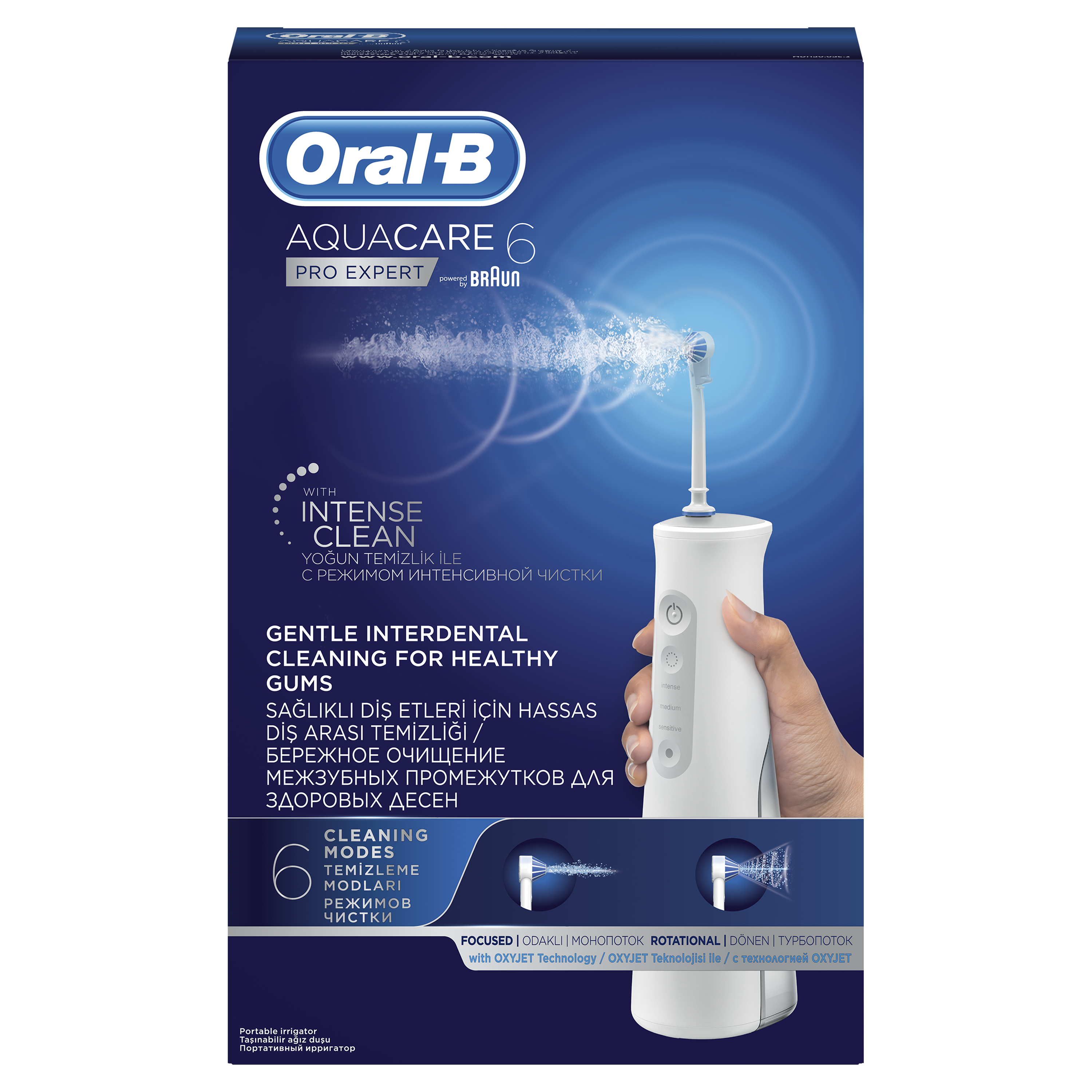 фото Ирригатор braun oral-b aquacare 6 pro-expert mdh20.026.3 white