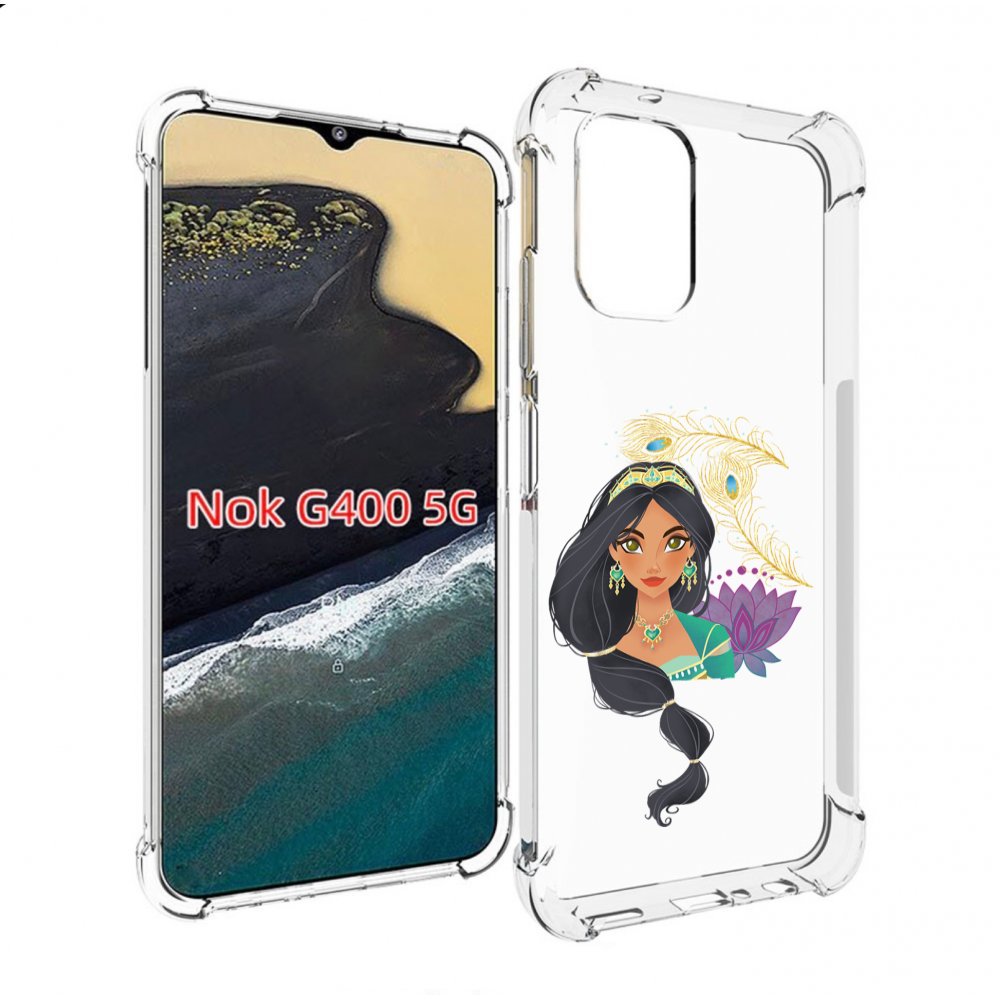 

Чехол MyPads принцесса-из-алладина женский для Nokia G400 5G, Прозрачный, Tocco