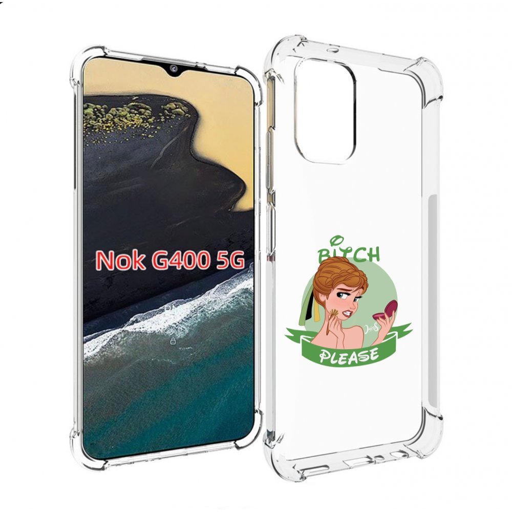 

Чехол MyPads принцесса-Анна женский для Nokia G400 5G, Прозрачный, Tocco