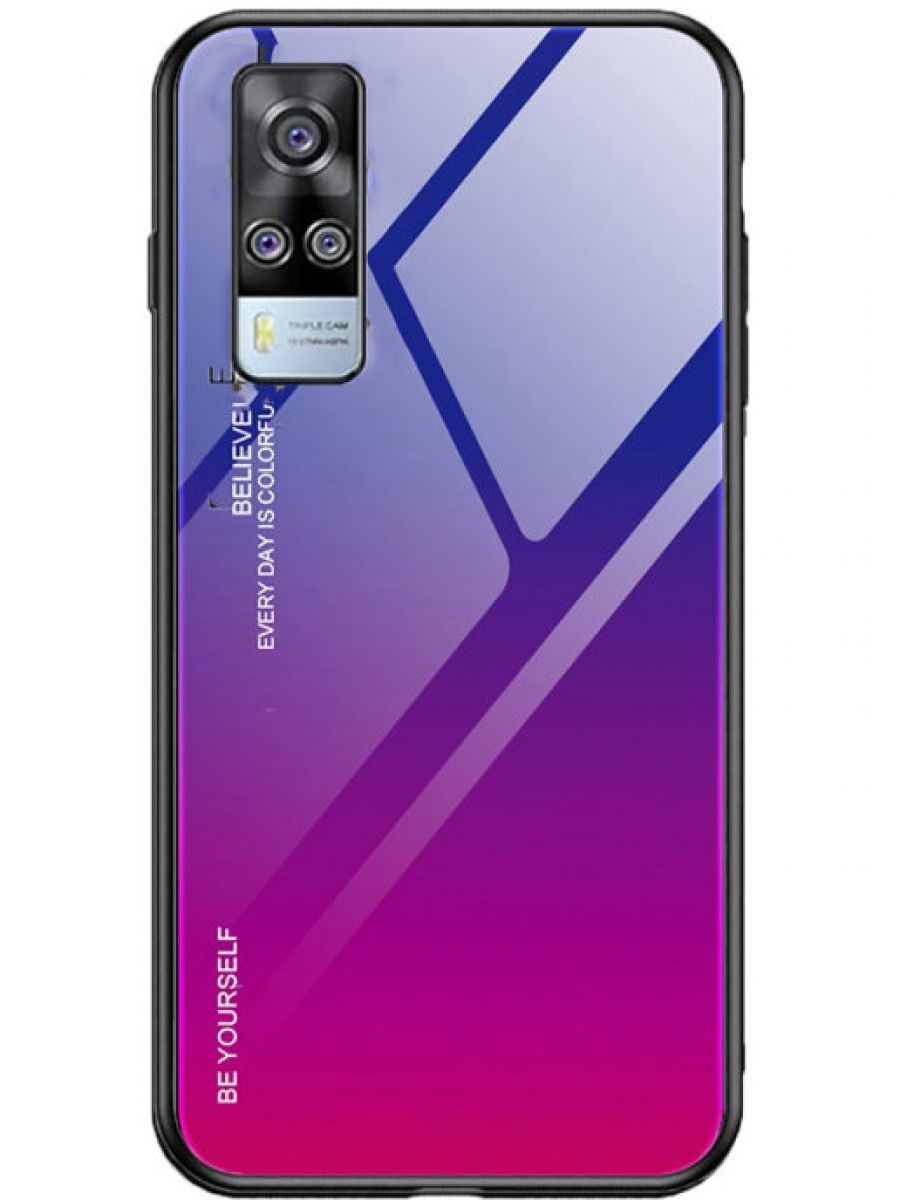 

Brodef Gradation стеклянный чехол для Vivo Y31 Фиолетовый