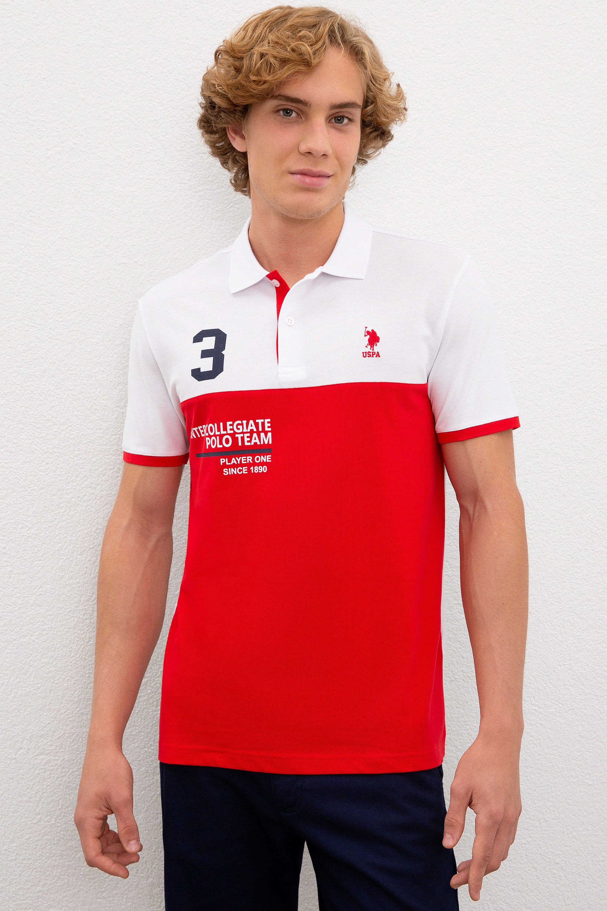 

Футболка мужская U.S. POLO Assn. G081GL0110T-SANDRE красная XS, G081GL0110T-SANDRE
