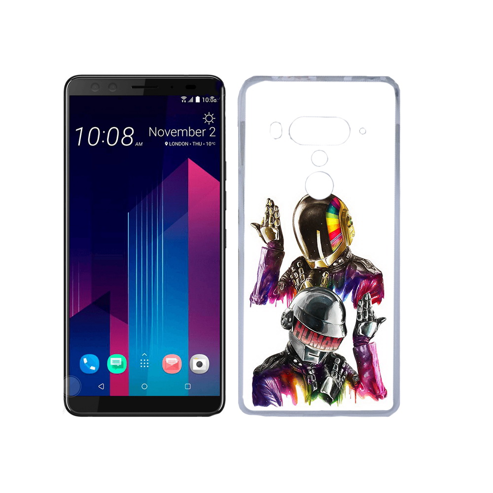 

Чехол MyPads Tocco для HTC U12+ диско космонавты, Прозрачный, Tocco