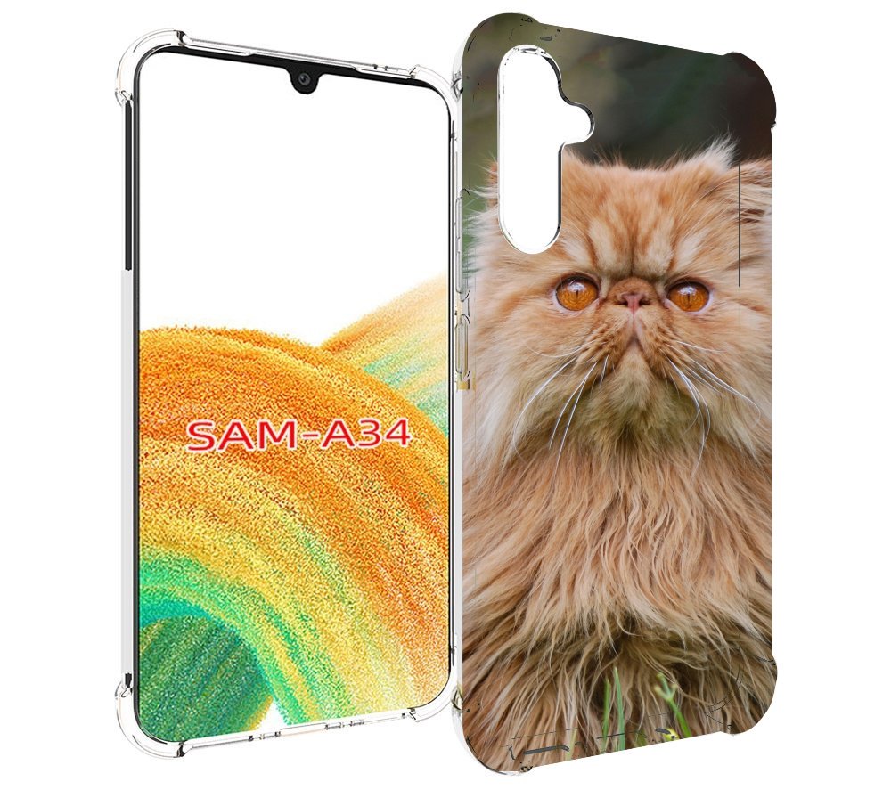 

Чехол MyPads кошка персидская для Samsung Galaxy A34, Tocco