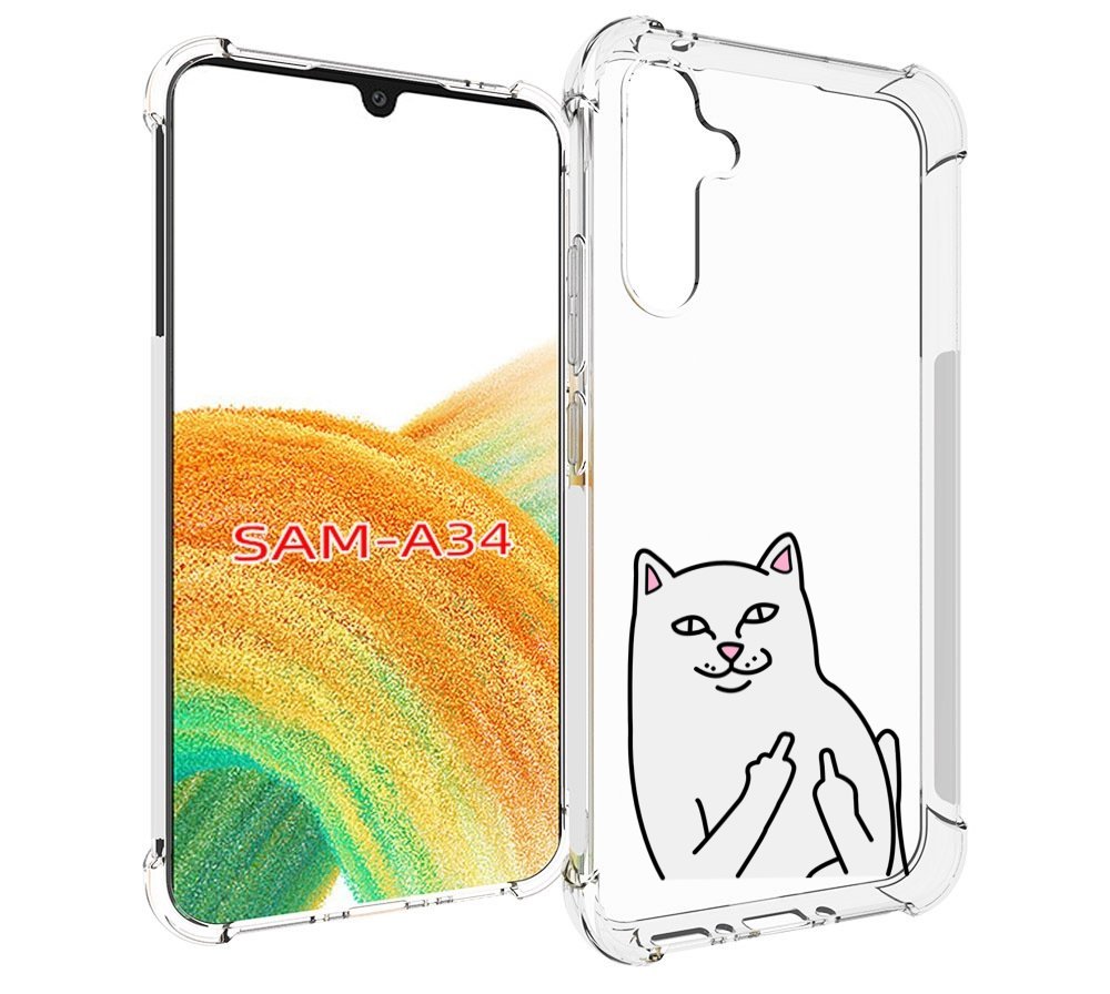 

Чехол MyPads котяра для Samsung Galaxy A34, Tocco