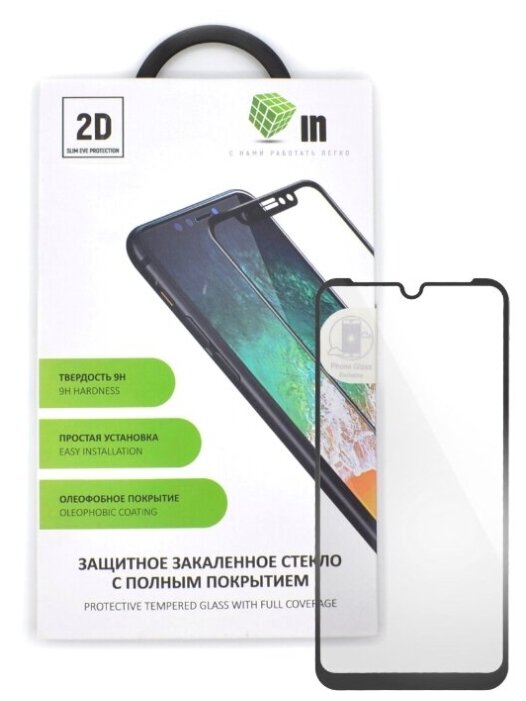 

Защитное стекло 2D INNOVATION для Xiaomi Mi Play Full Glue/Full Screen, черное