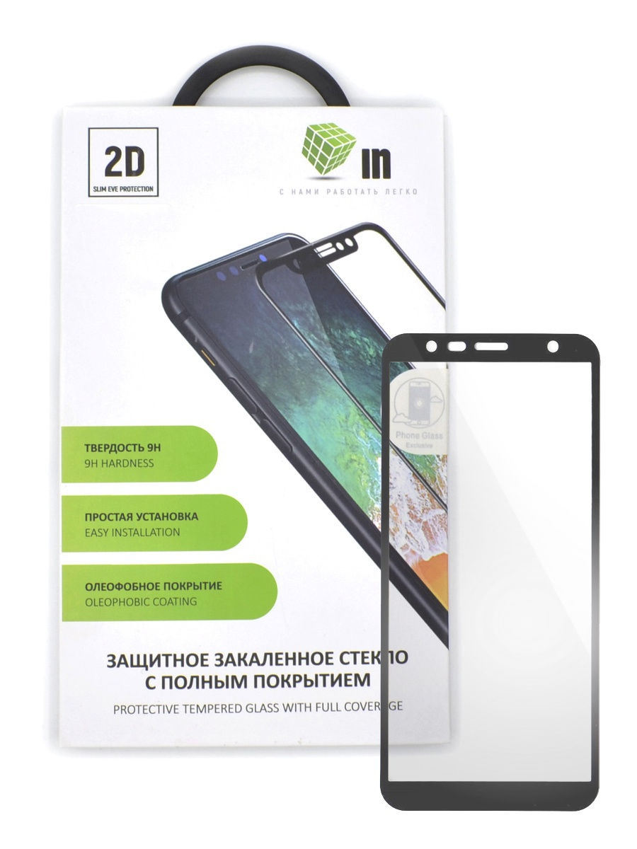 

Защитное стекло 2D INNOVATION для Samsung Galaxy J4 Plus (2018) Full Glue/Full Screen