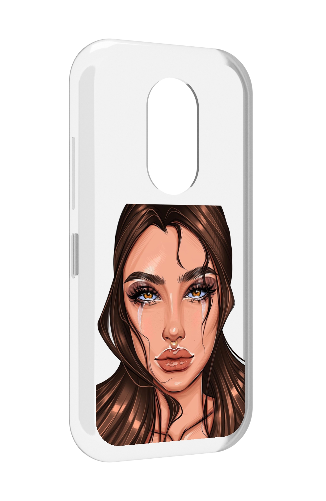 

Чехол MyPads плачущая-девушка женский для Doogee S61 / S61 Pro, Прозрачный, Tocco