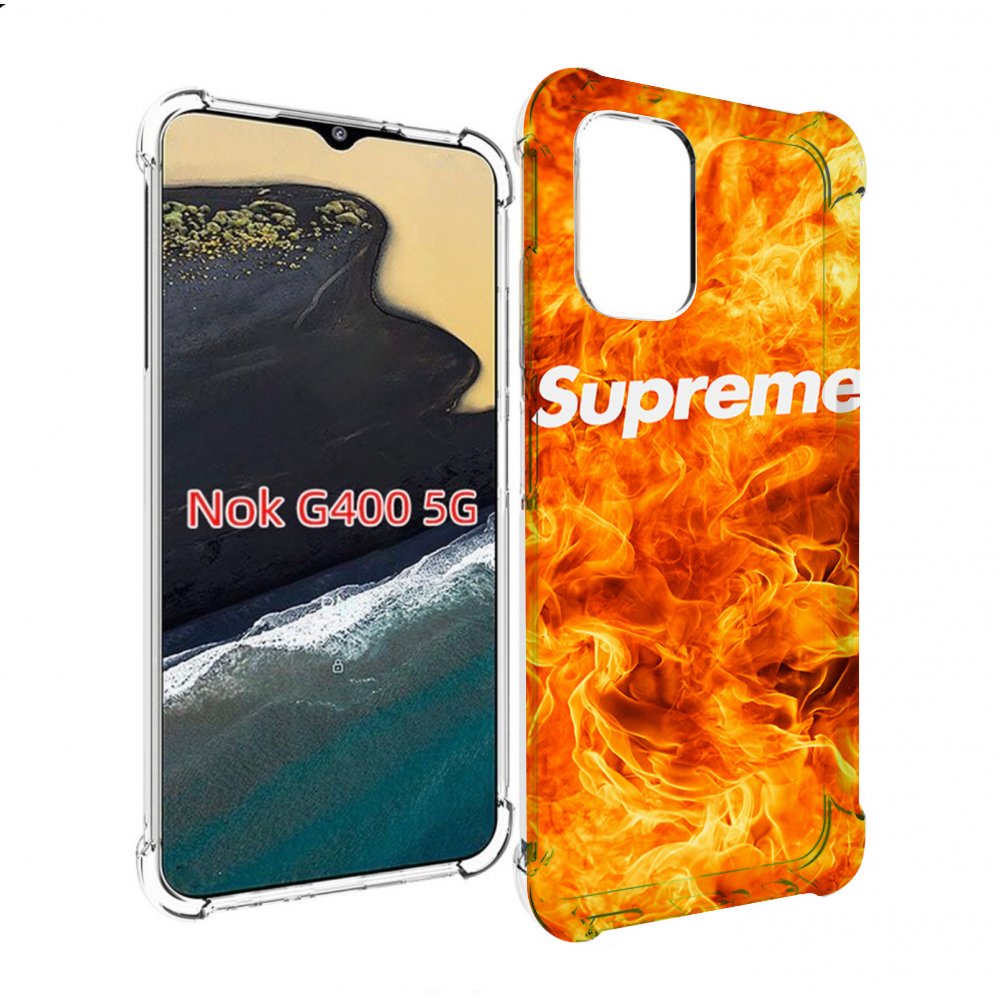 

Чехол MyPads пламя-пламенное суприм для Nokia G400 5G, Прозрачный, Tocco