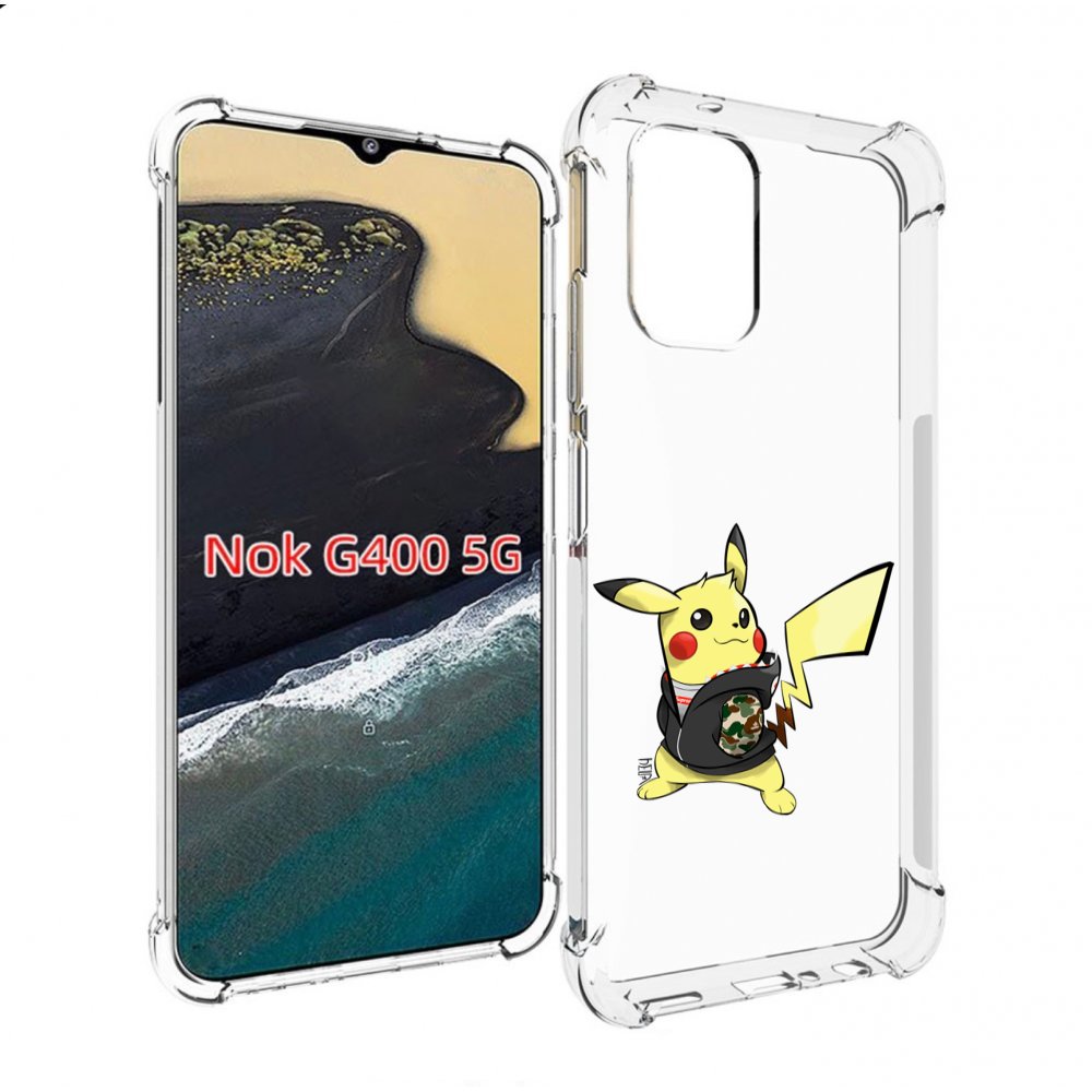 

Чехол MyPads пикачу для Nokia G400 5G, Прозрачный, Tocco