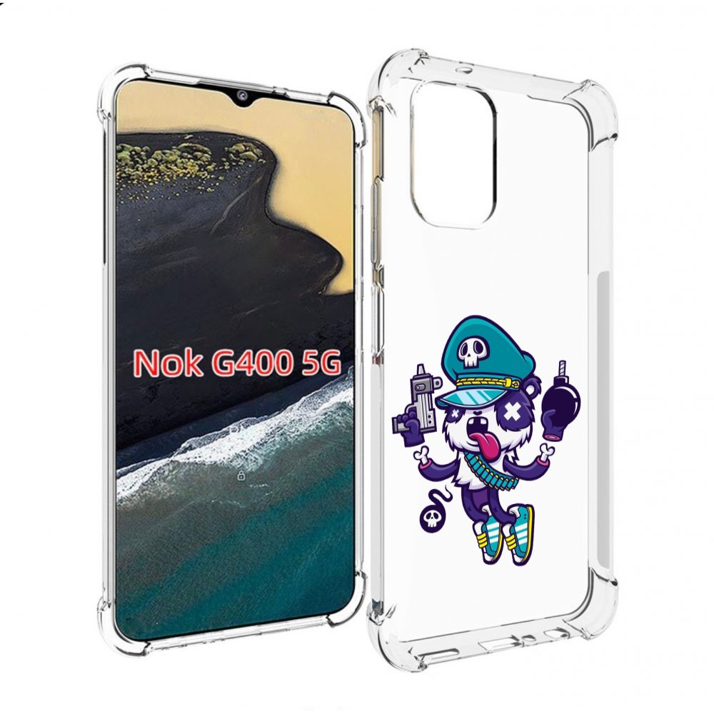 

Чехол MyPads персонаж с пистолетом и бомбочкой для Nokia G400 5G, Прозрачный, Tocco