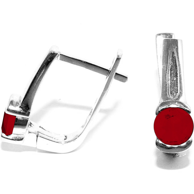 

Серьги женские из серебра Silver Wings 22eexsk00020-19-86, гранат, 22eexsk00020-19-86