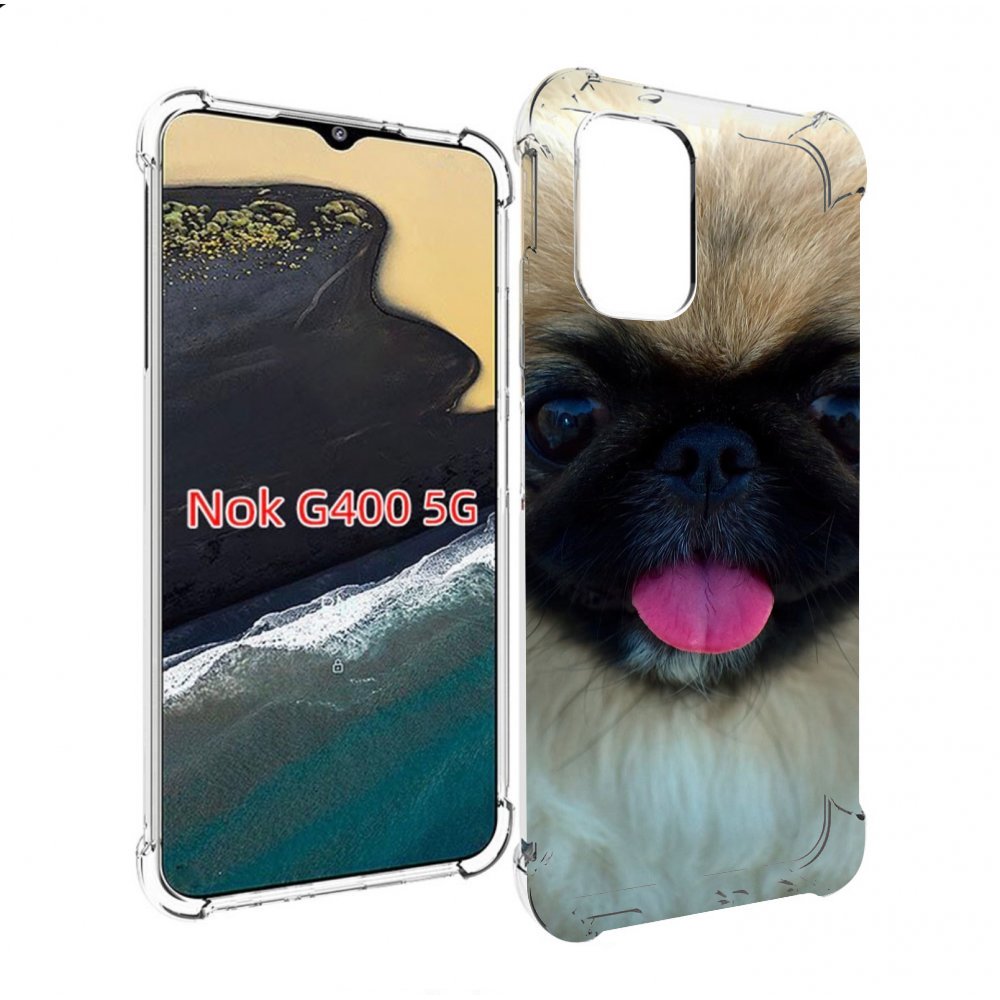 

Чехол MyPads пекинез для Nokia G400 5G, Прозрачный, Tocco