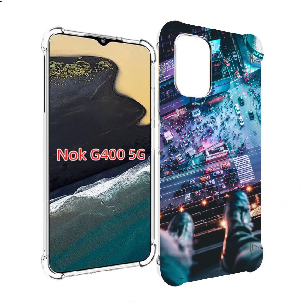 

Чехол MyPads парень на крыше для Nokia G400 5G, Прозрачный, Tocco