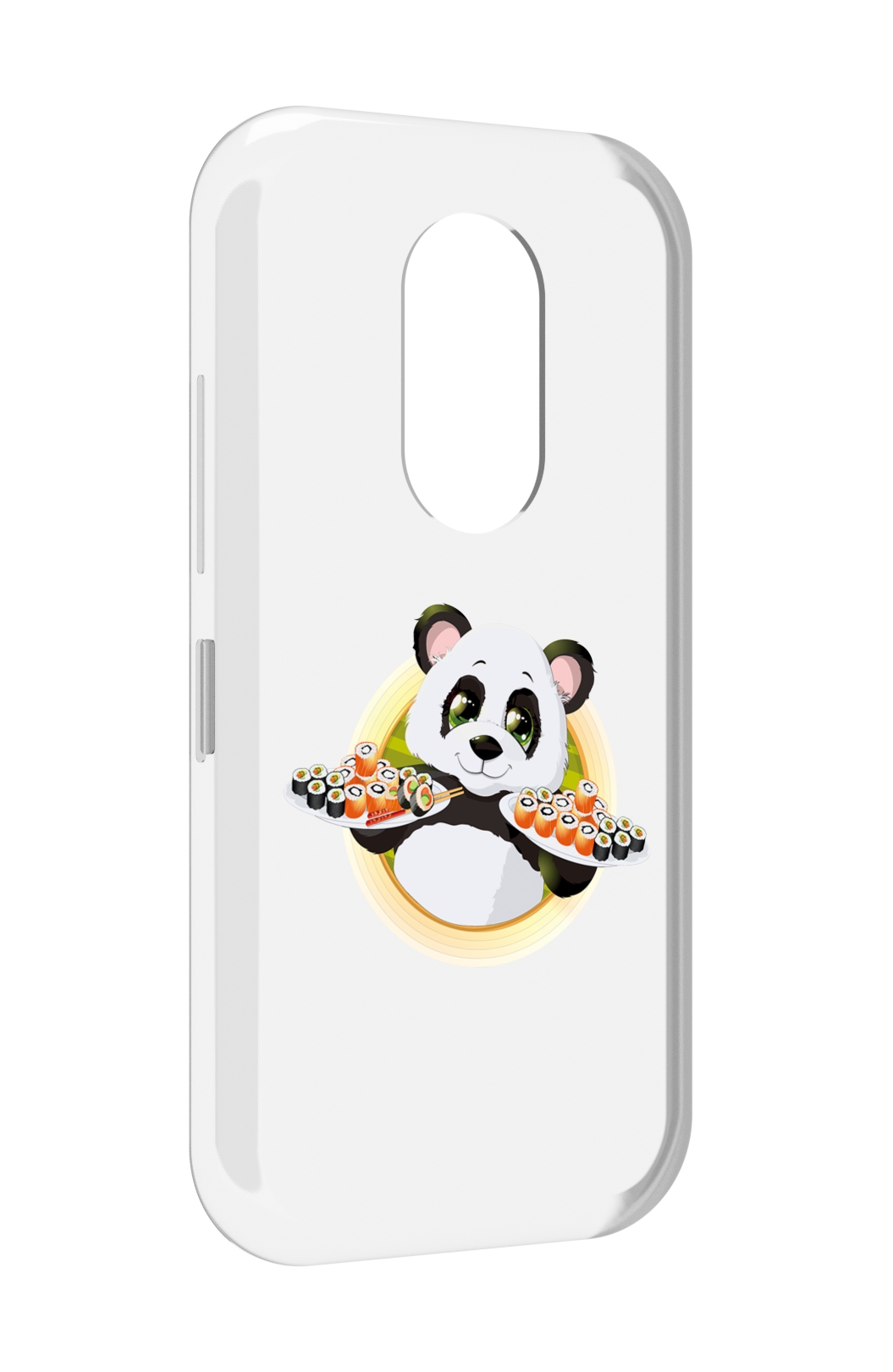 

Чехол MyPads панда-с-суши для Doogee S61 / S61 Pro, Прозрачный, Tocco
